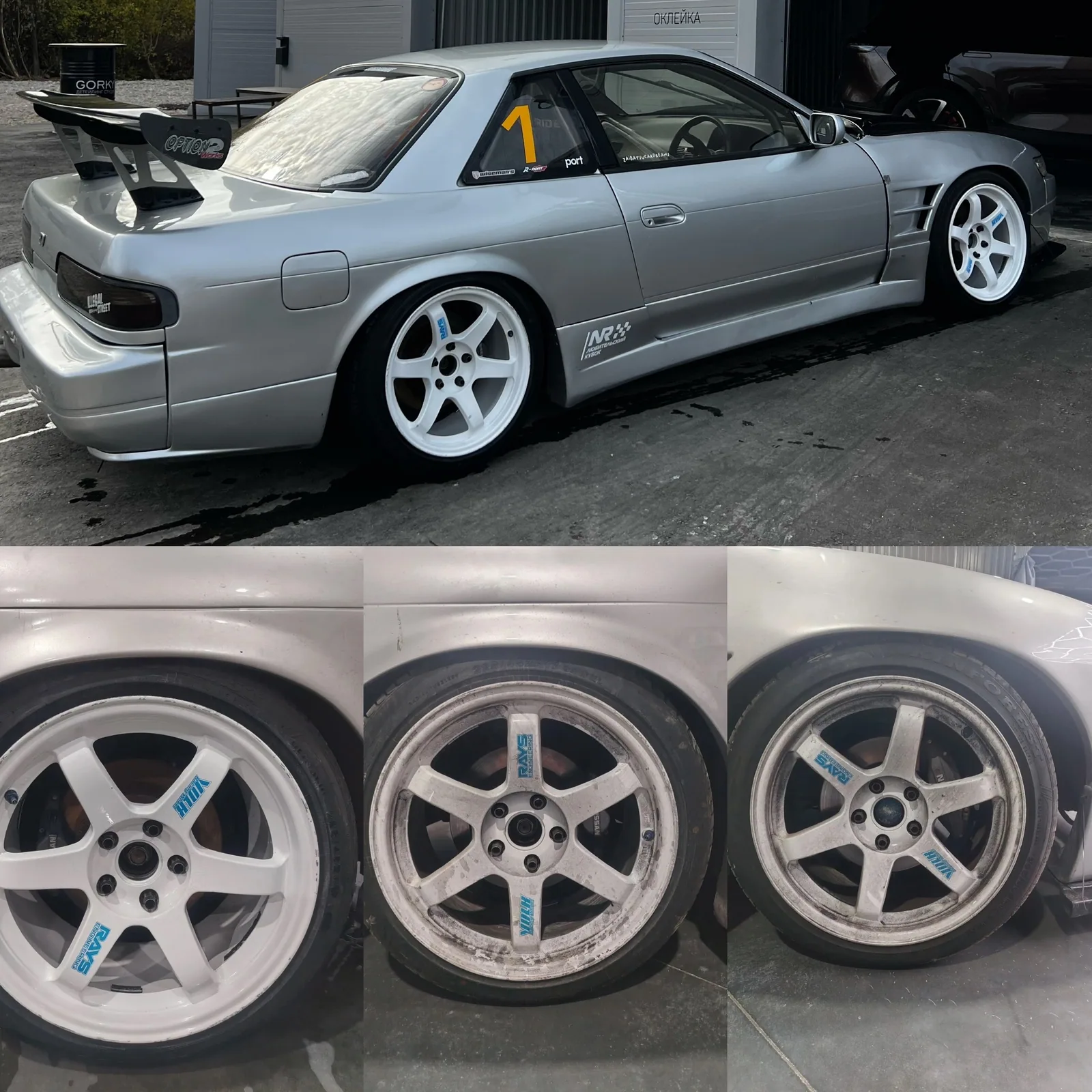 Продолжаем спортивную тематику... еще один боевой Nissan Silvia. За трек-де…